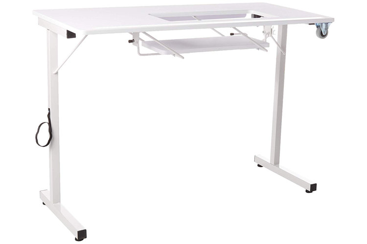 40" x 19.75" Foldable Plastic Sewing Table