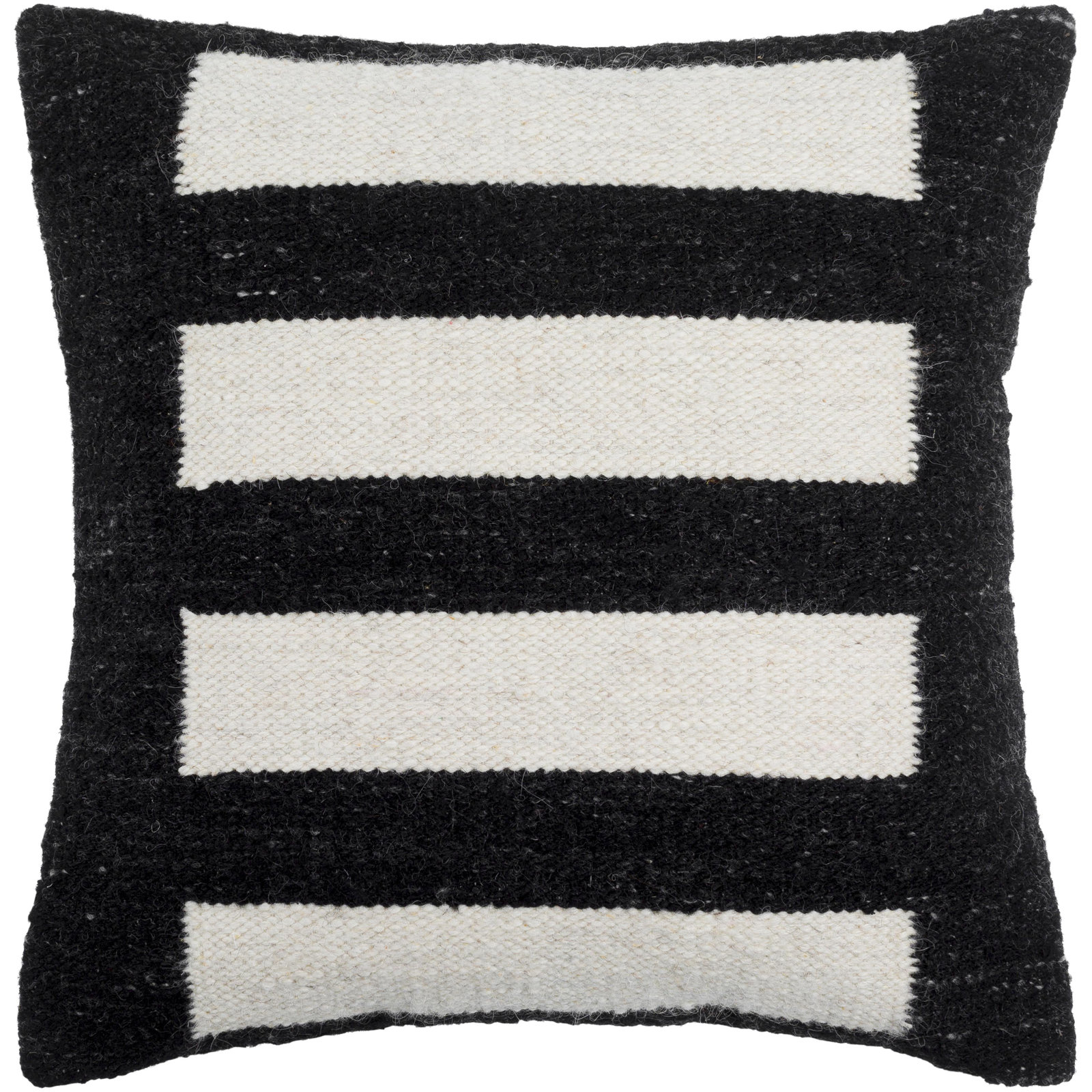 Osmund Geometric Throw Pillow, Light Silver, 18" x 18", Polyester/Polyfill