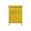 Table de chevet jaune vibrante-125712465