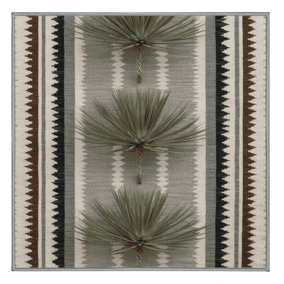 Washable Four Wing Saltbush Southwestern Area Rug