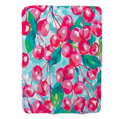Gentle Cherry Designs - Couverture en sherpa de qualité supérieure 1 pièce