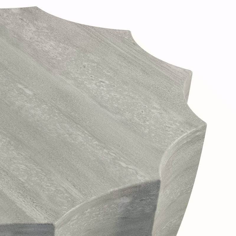 Table basse imperméable 35,43 po, Blanc