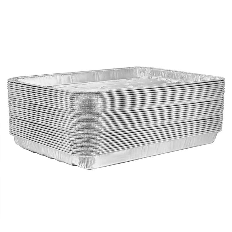 Durable Packaging Disposable Aluminum Broiler Pan, Large