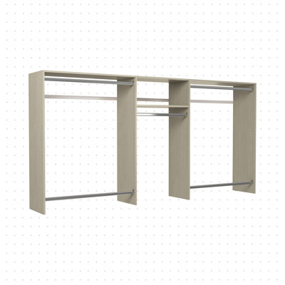 Grid 48'' - 96'' Closet System (Can Be Cut To Fit)