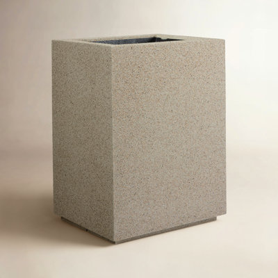 Langer Tall Lightweight Outdoor 23" x 18" x 30" Column Planter Box