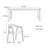 Solid Walnut Dining Table Sets.-1163635750
