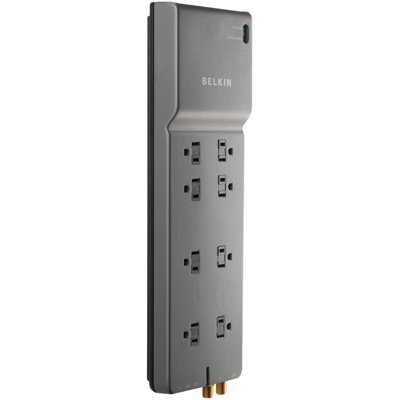 Compact Surge Protector Power Strip