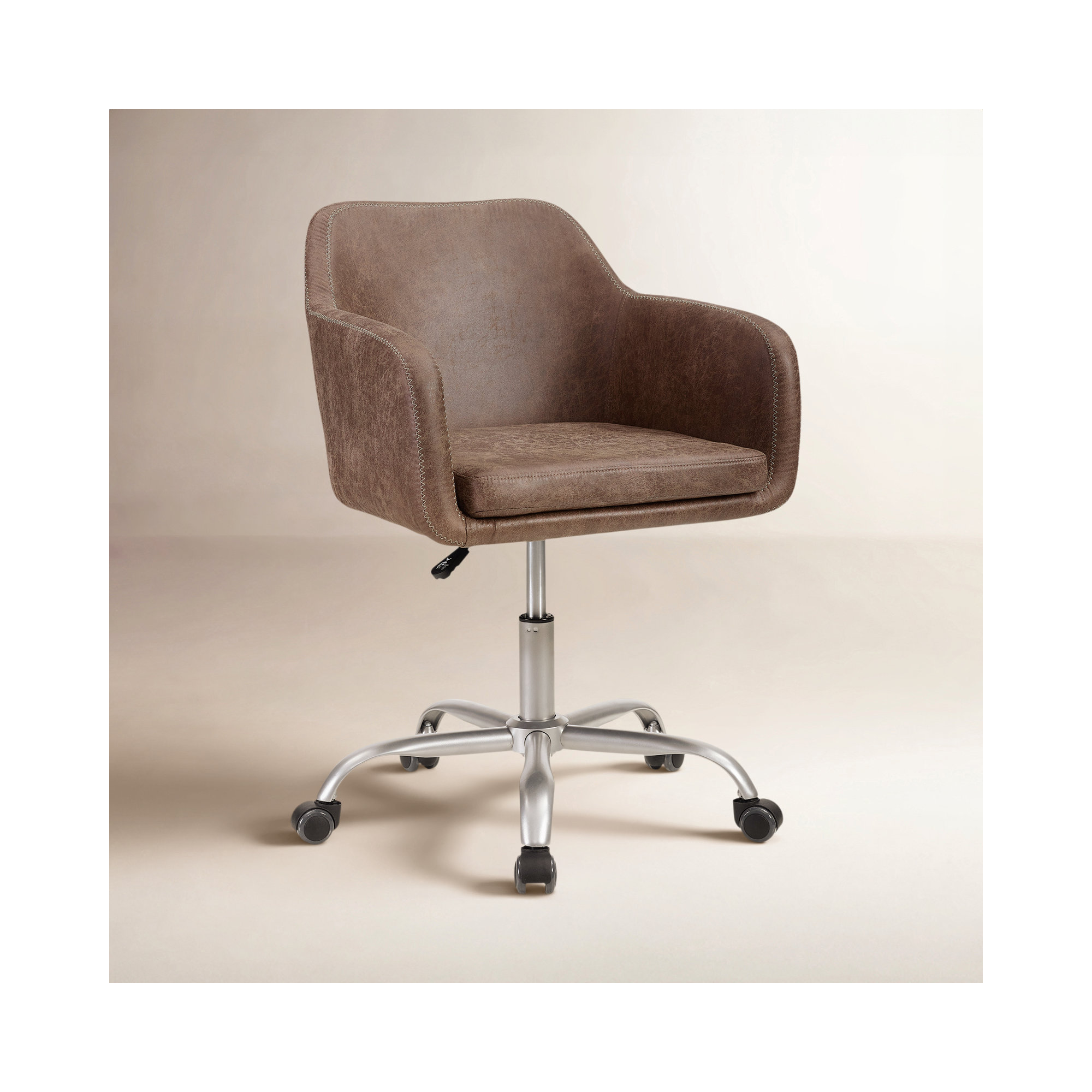 Salida Swivel Office Chair, Brown