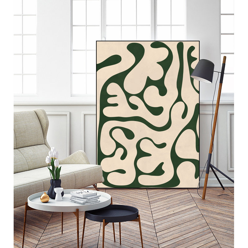 Abstract Shape ' Framed Canvas