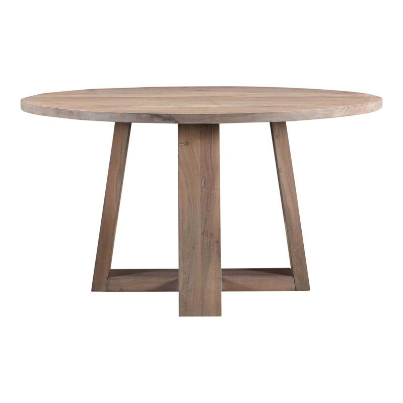 Table de salle à manger en acacia massif pour maisons modernes