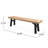 Wood Bench With Captivating Slat Paneling And Weather- Gorgeous Panelling Characteristic Quality