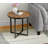 Brown Round End Table