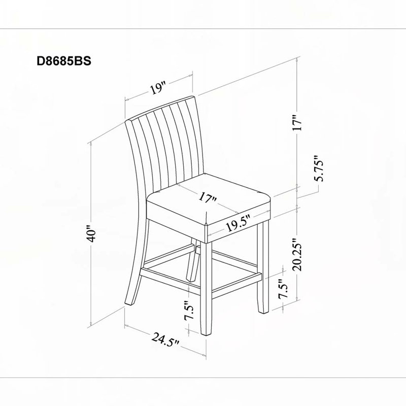 Wood Frame Bar Stools, Beige