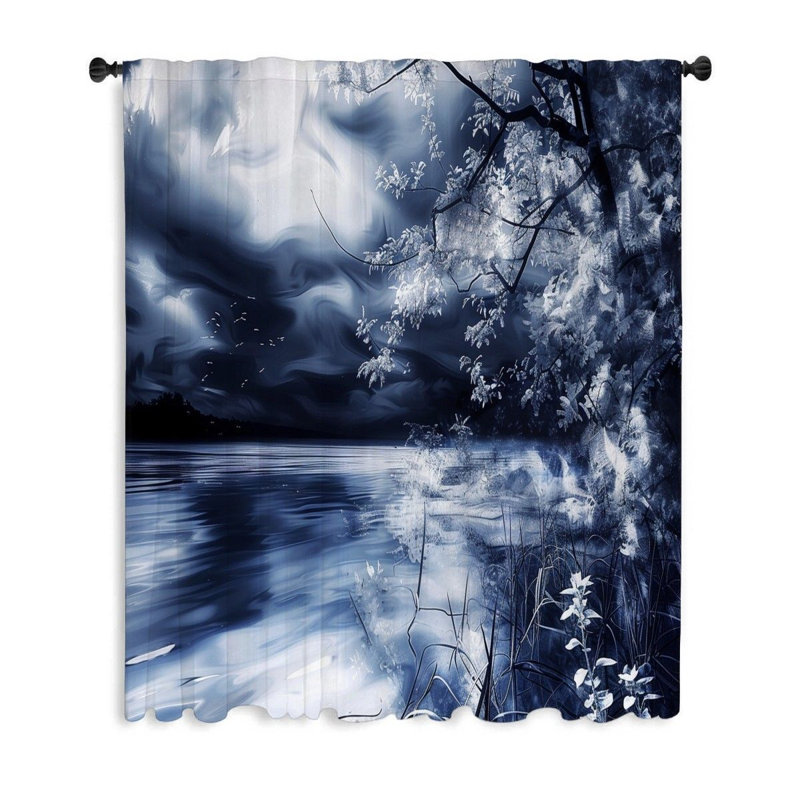 Rideaux Cliffside Birds, L 50 po x L 96 po