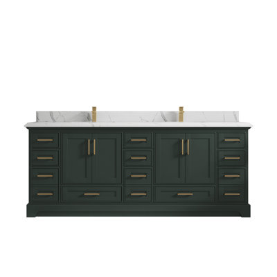 Ensemble de meuble-lavabo double 84 po