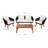 Aliza Acacia 4 - Person Patio Conversation Set with Cushions-1329442283-1329442281