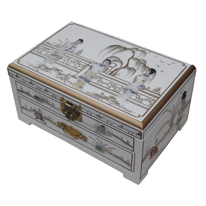 Mother of Pearl Jewellery Box, Large