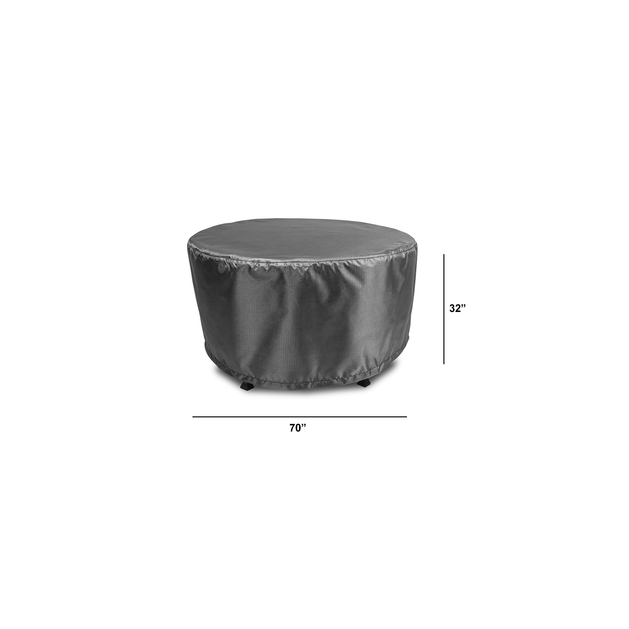 Almita Outdoor Patio Table Cover, 32" H x 70" W x 70" D