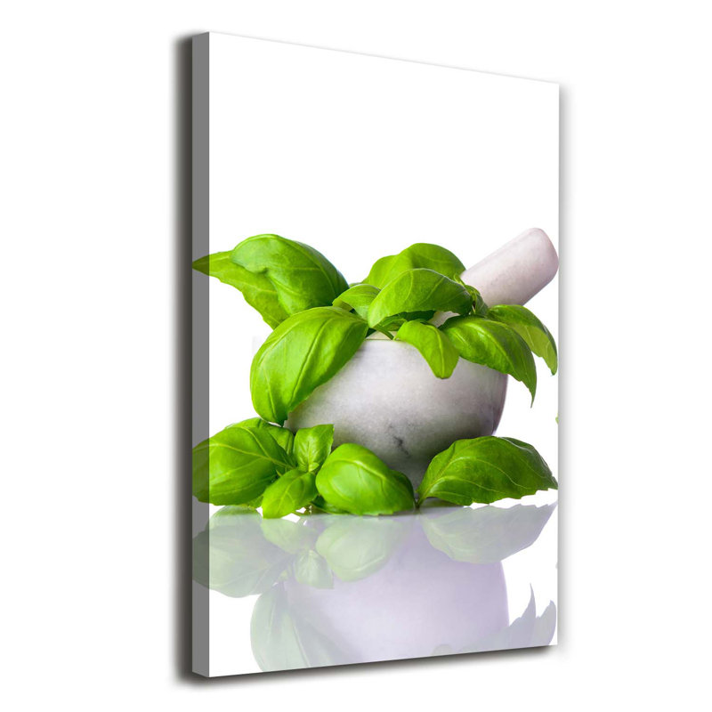 Mortars and herbs 1 Piece Wrapped Canvas Wall Art