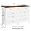 Commode à 9 tiroirs l 55,05 po-1404005686