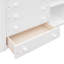 White Wooden Bunk Bed With Six Drawers And Removable Bottom Twin Over Full 6 & Wheels - Finish-1469549065