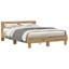 Vidaxl Wood Bed Frame with LED Durable-113970982-113970986