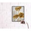 Champ de fleurs abstrait coquelicots argent et or-1393519727-1393519724
