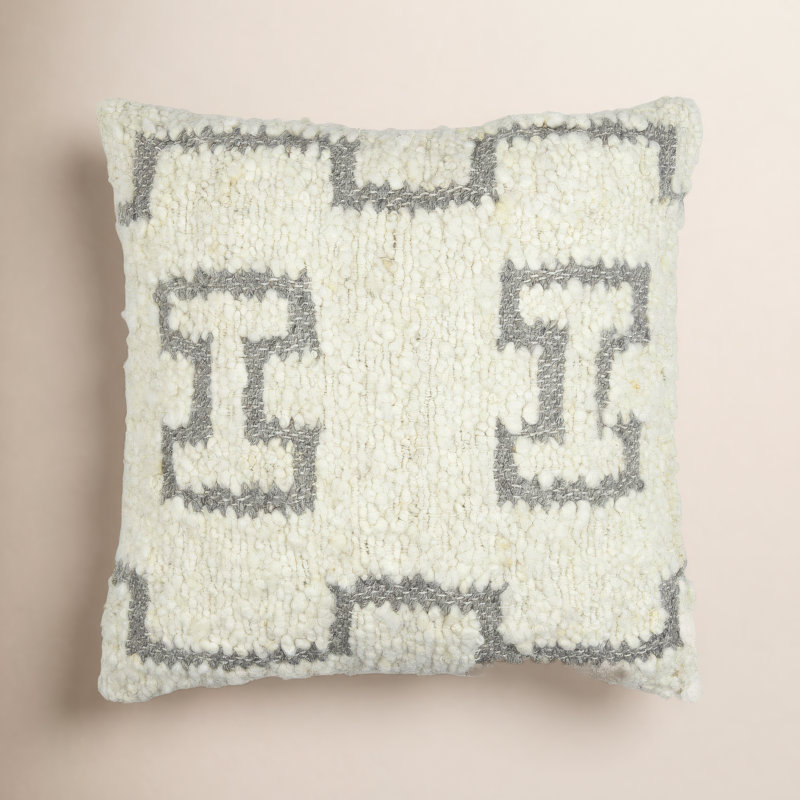 Berneau Throw Pillow, 20" x 20", Pillow Cover Only - No Insert