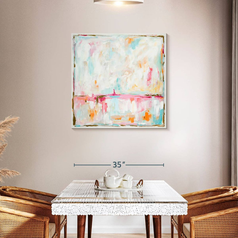 Cotton Candy Cloud Canvas Print, 36" H x 36" W x 1.25" D