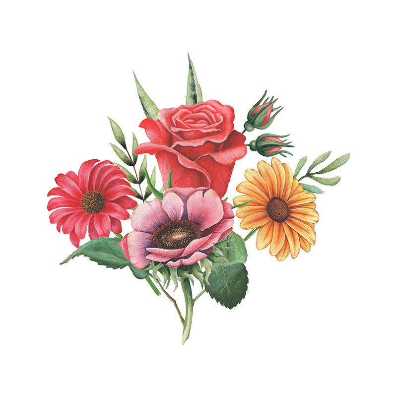 Caysey Matte Mural, 250 x 250cm