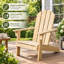 Chaise Adirondack pour enfants Ebner
