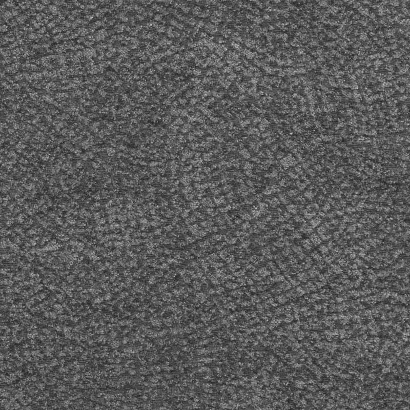 Tissu chenille tissé et imprimé zen, Anthracite