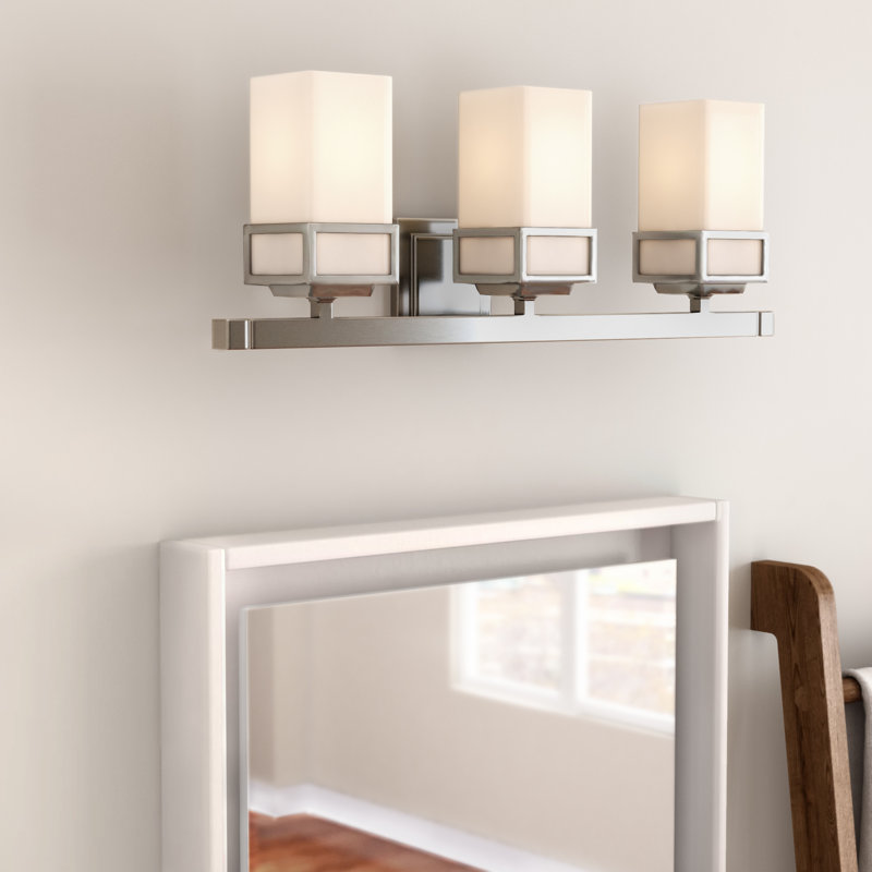 Nailwell 3 - Light Dimmable Vanity Light, Brushed Nickel