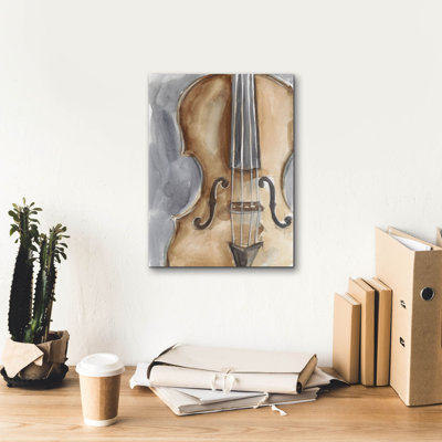 «Watercolor Instrument Study 4» par Ethan Harper, art mural sur toile