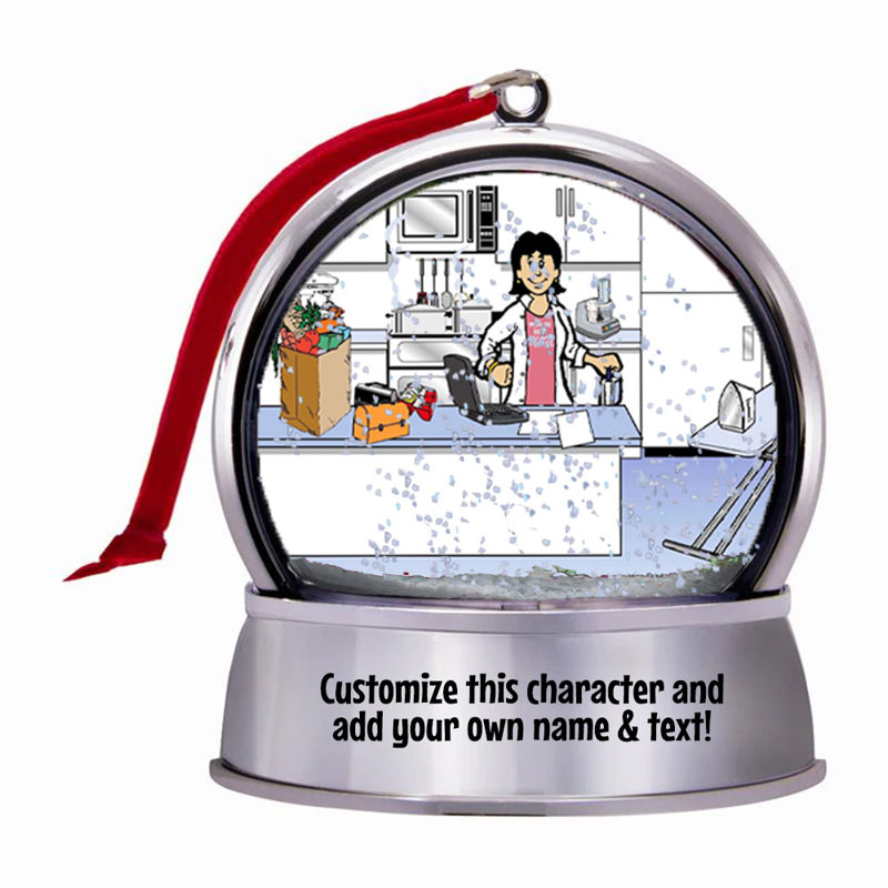 Magnet de boule à neige personnalisé «That Toon # 1 Mom» - grand cadeau!, Oui