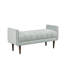 Banc d'appoint rembourré moderne