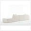 Ensemble de canapé modulaire de salon modulaire, canapé minimaliste moderne, canapé à installation libre, canapé en bloc de tofu minimaliste italien en forme de L, faisant face à la gauche, tissu éponge-914648113-914648119