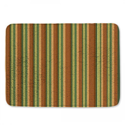 Tapis de bain à rayures verticales