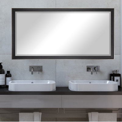 Burgoon Solid Wood Flat Wall Mirror