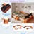 Upholstered Daybed With Stairs And Gas Lift Storage Ottoman-252578127-252578124