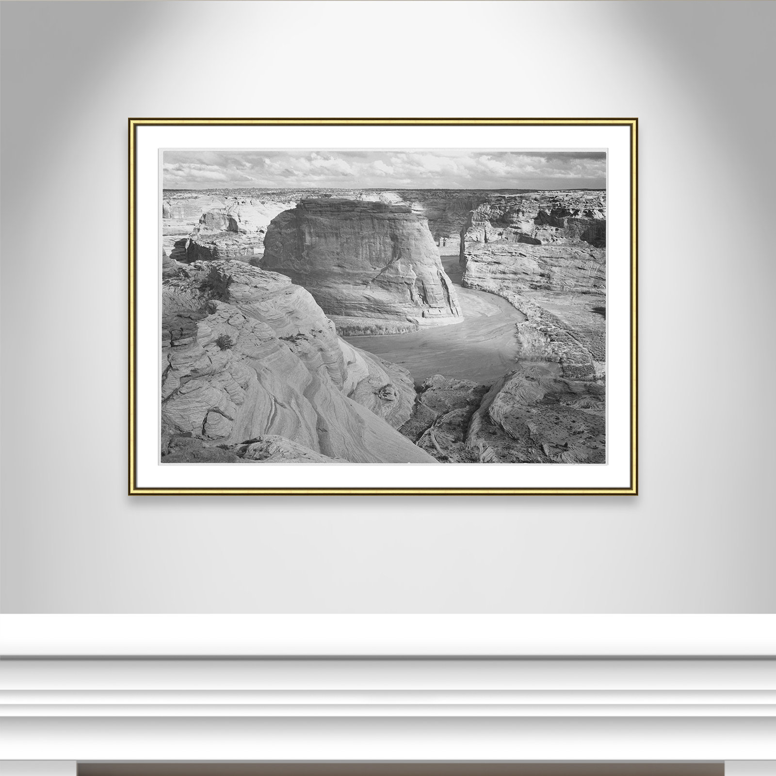 Canyon De Chelly Arizona 2 by Adams, Gold, 30.75" H x 42.75" W x 0.88" D