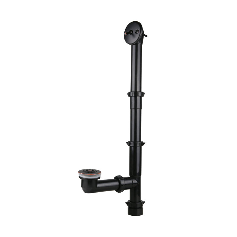 Levier de déclenchement 1-1 / 2 po Drain de baignoire et trop-plein, Bronze huilé