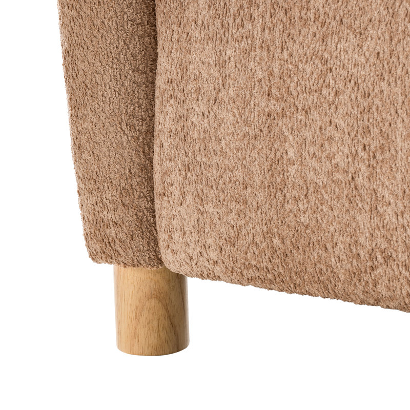 Fauteuil à oreilles D’alouette Boucle, Argile