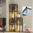 66.14" H Bookcases With Led Light