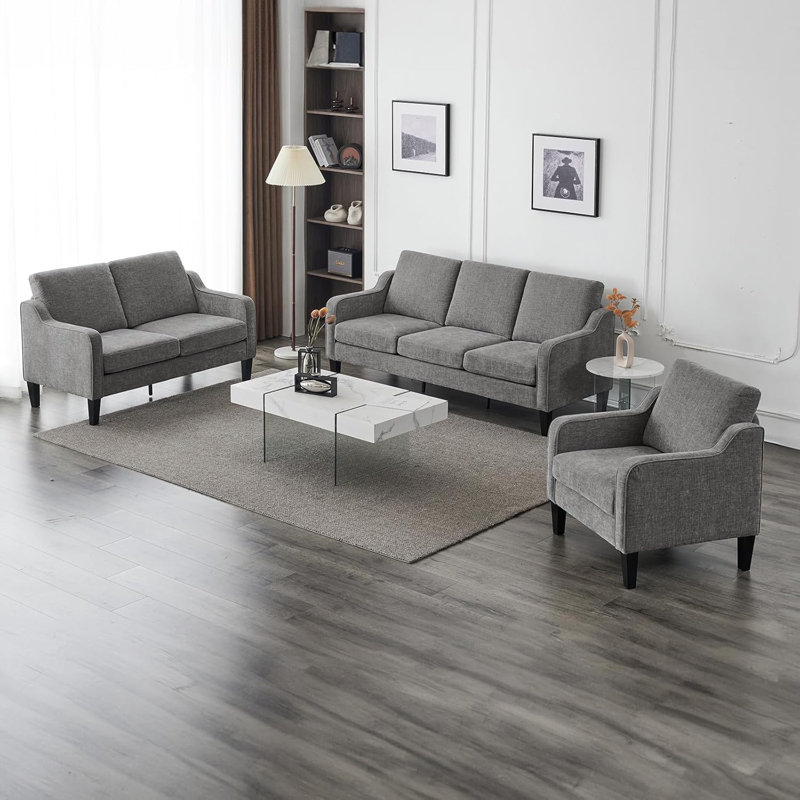 Sinica Upholstered 71.2'' Sofa, Gray