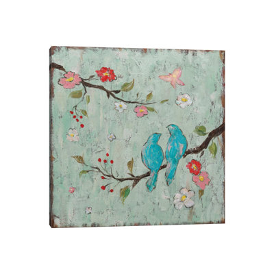 Love Birds I by Katy Frances - Painting on Canvas