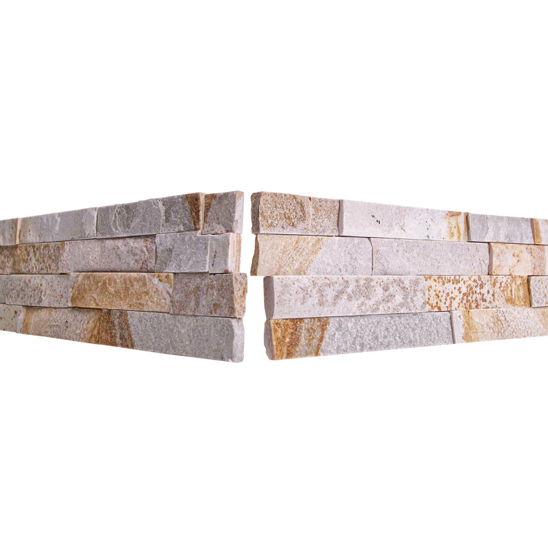 Autumn View 6" x 24" Natural Stone Wall Tile