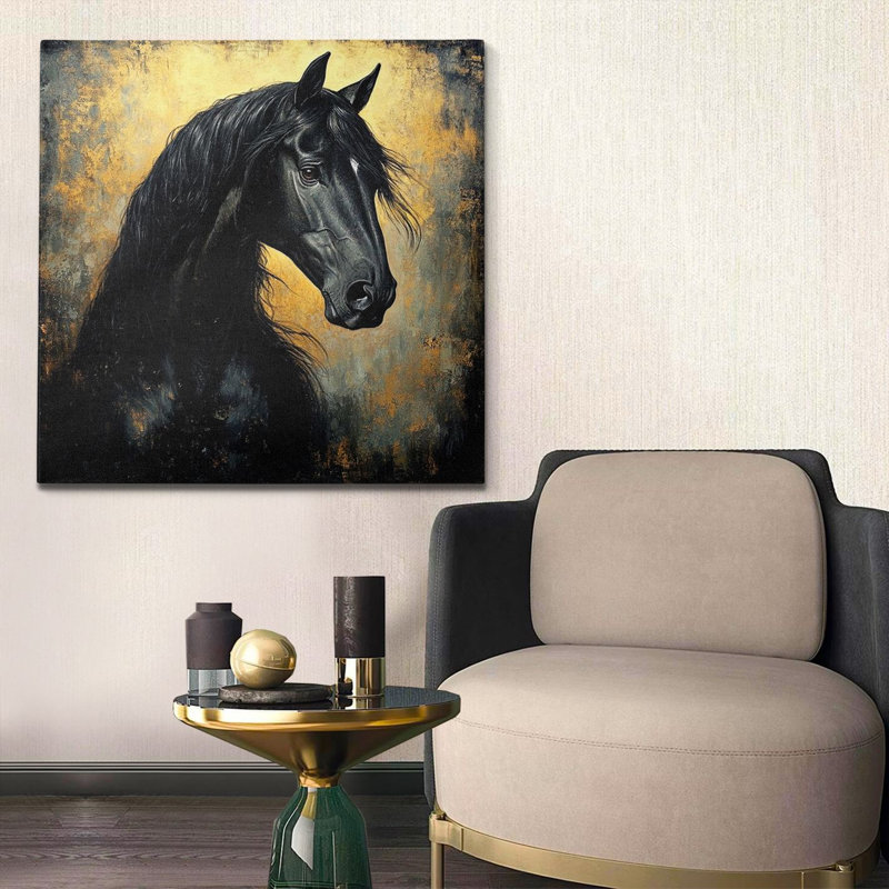Peinture décorative sur toile, 27.6" H x 27.6" W