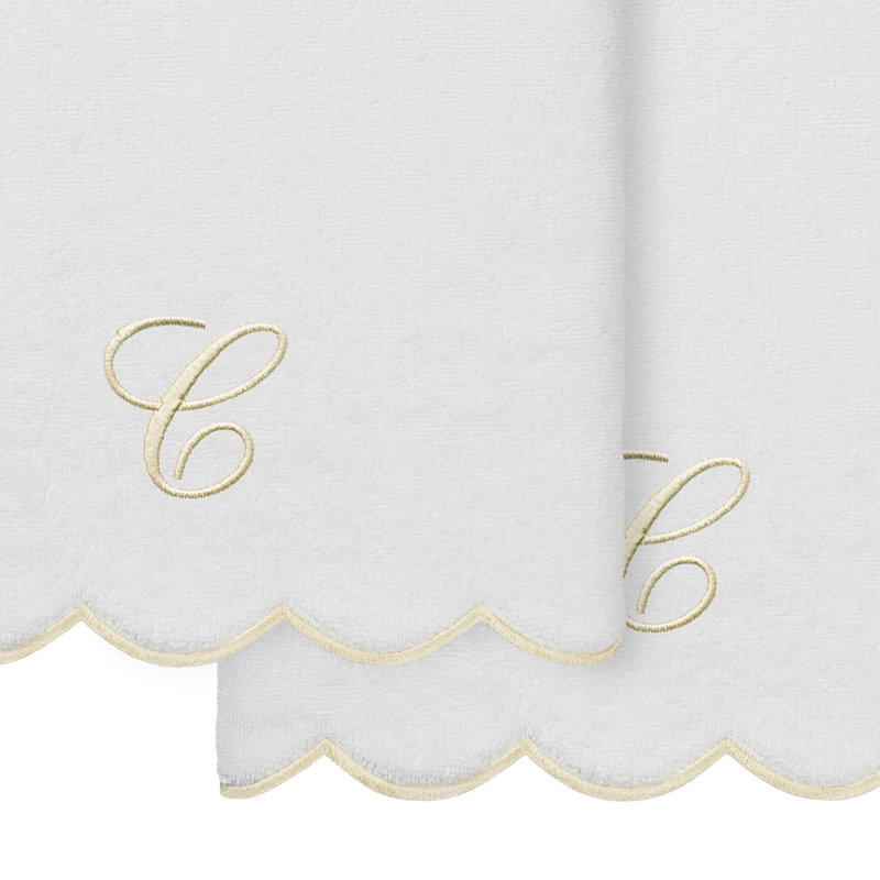  Ensemble de serviettes de bain personnalisables 100% coton turque ADORNIA 2PC, Serviette de bain - paquet de 2, C