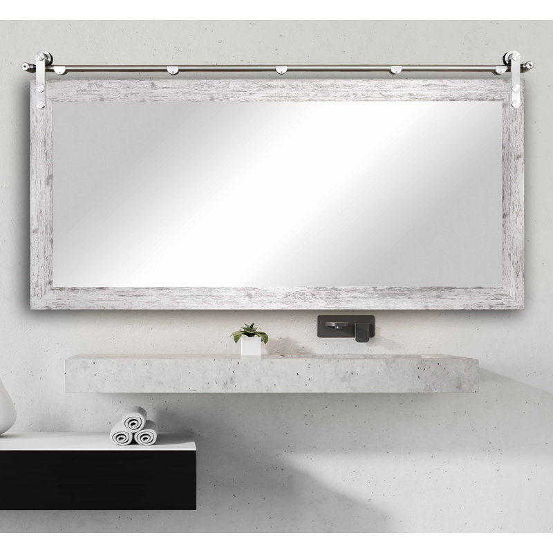 Mclemore Flat Wall Mirror, 30.5" x 49.5"